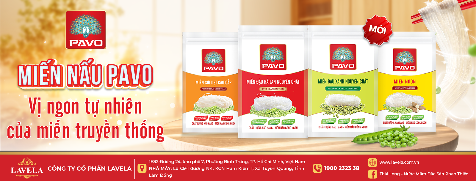 Miến nấu pavo