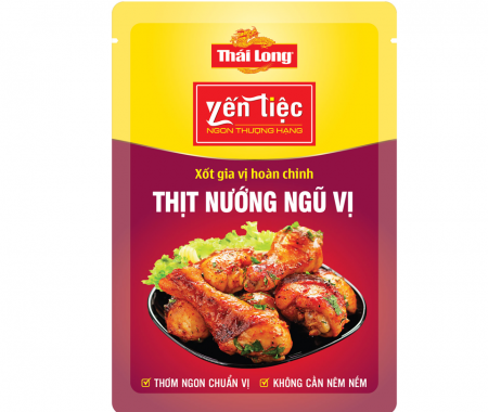 XỐT GIA VỊ HOÀN CHỈNH THÁI LONG YẾN TIỆC - THỊT NƯỚNG NGŨ VỊ